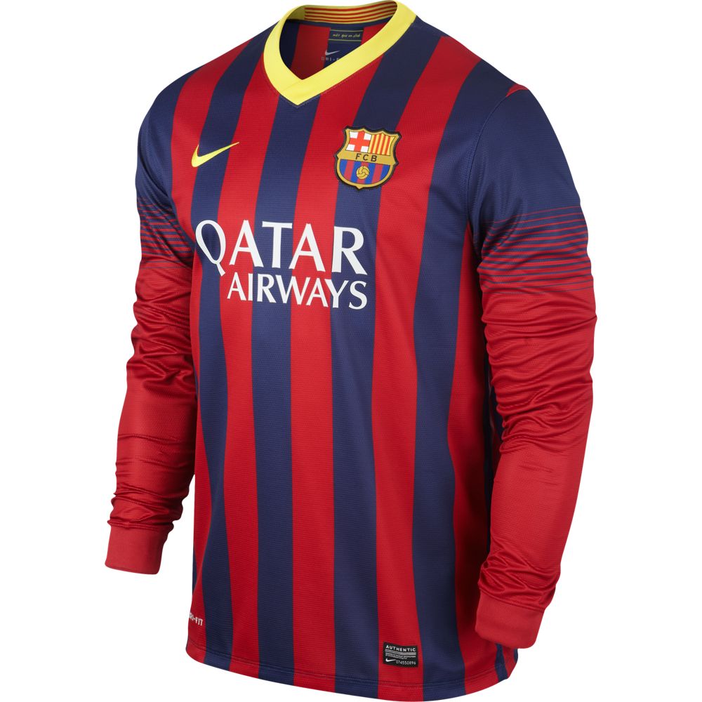 barcelona long sleeve jersey